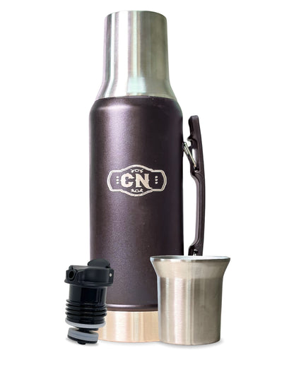 Termo Mate System Negro 1.2 L – Acero inoxidable