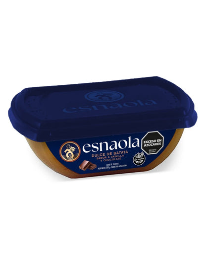 Dulce De Batata Esnaola Vainilla Chocolate Sin Tacc X 350 Gr