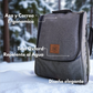 Bolso Matero Gris Claro Premium | Impermeable y Térmico | Tela Oxford Resistente