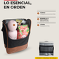 Bolso Matero Café Claro Premium | Impermeable y Térmico | Eco Cuero Resistente
