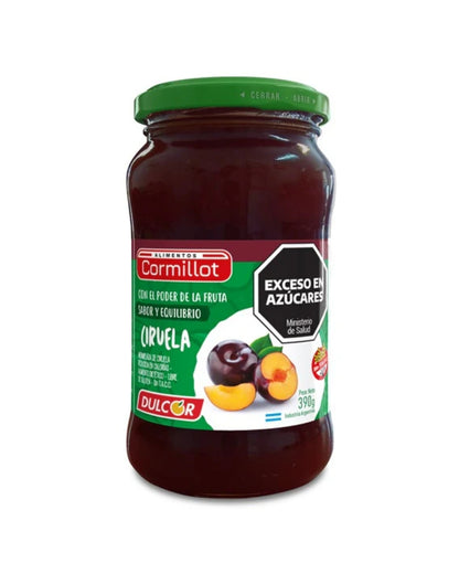 Mermelada Dulcor Light de Ciruela, Libre de Gluten 390 Gr.