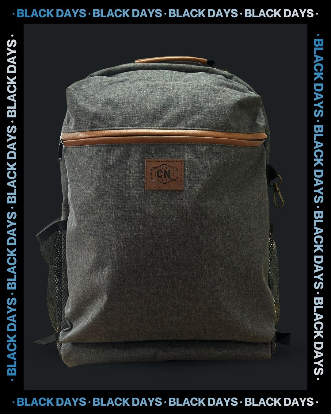 Mochila Matera | Premium Gris | Térmica, Acolchada y Súper Versátil