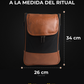 Bolso Matero Café Claro Premium | Impermeable y Térmico | Eco Cuero Resistente
