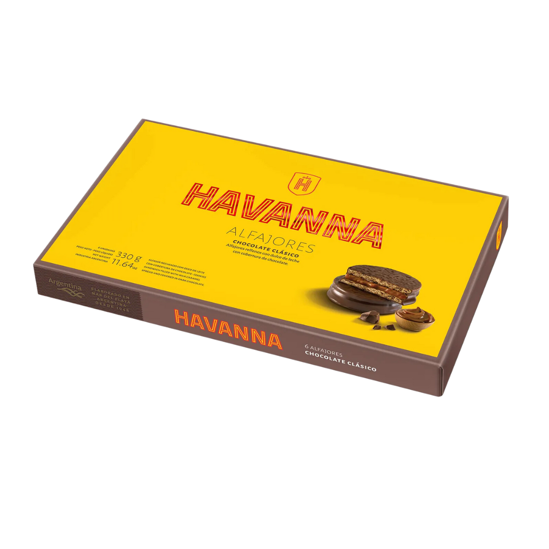 Alfajores Havanna de Chocolate | 6 Unidades de Sabor Incomparable