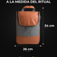 Bolso Matero Gris Premium | Impermeable y Térmico | Eco Cuero Resistente