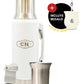 Set Matero Acero Inoxidable Blanco | Termo 1.2L + Mate Sabio + Bombilla y Cepillo