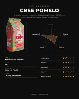 Yerba Mate Cbsé Pomelo 500grs