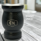 Mate de Acero Inoxidable Texturizado Negro