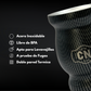 Mate de Acero Inoxidable Texturizado Negro