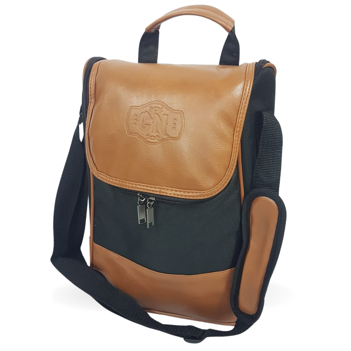 Bolso Matero Café Claro Premium | Impermeable y Térmico | Eco Cuero Resistente
