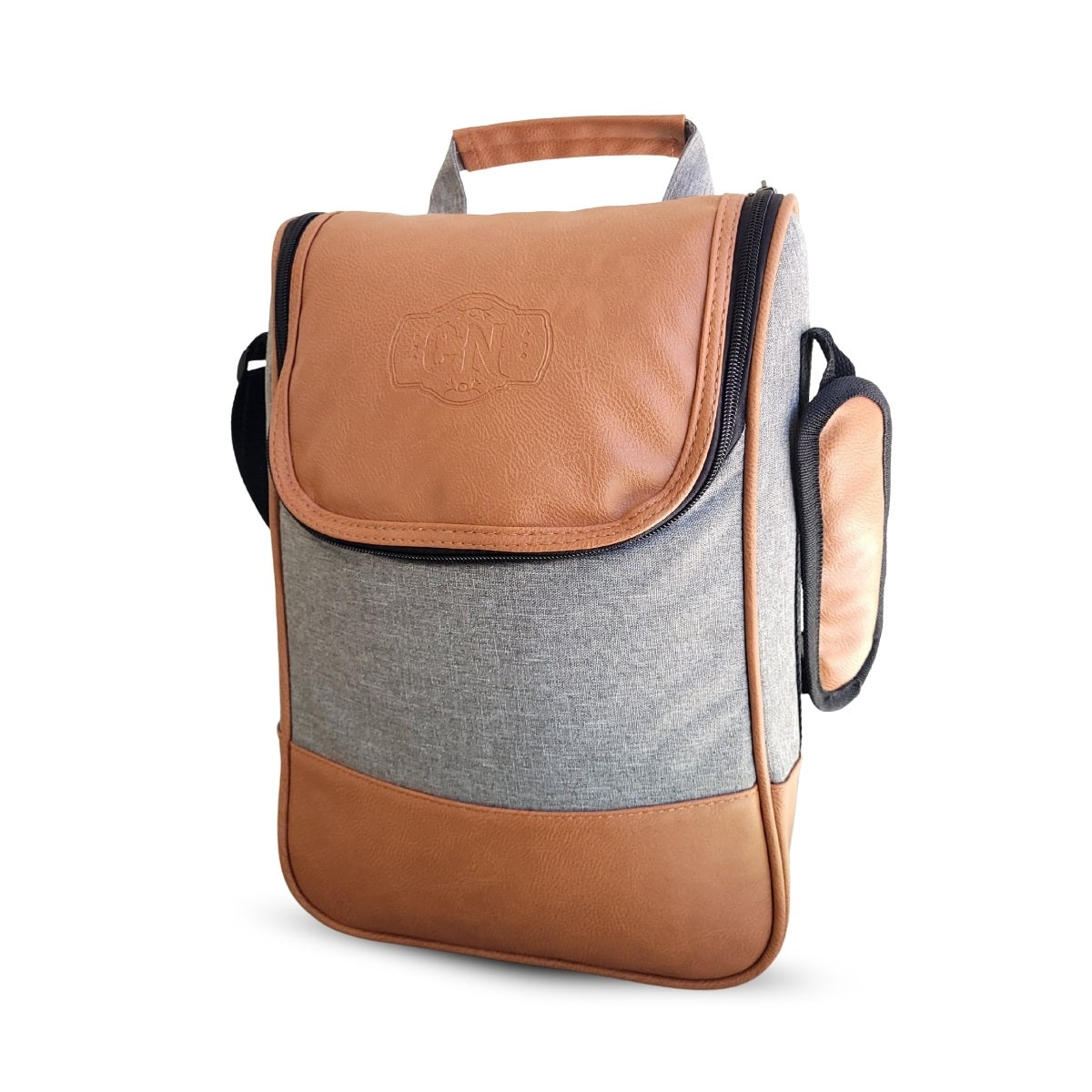Bolso Matero Gris Premium | Impermeable y Térmico | Eco Cuero Resistente