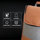 Bolso Matero Gris Premium | Impermeable y Térmico | Eco Cuero Resistente
