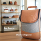 Bolso Matero Gris Premium | Impermeable y Térmico | Eco Cuero Resistente