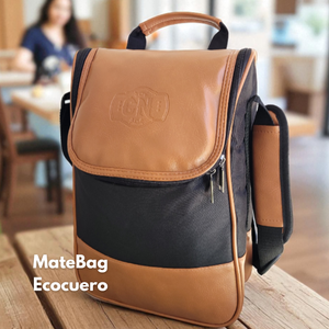 Bolso Matero Café Claro Premium | Impermeable y Térmico | Eco Cuero Resistente - Cosas Nuestras