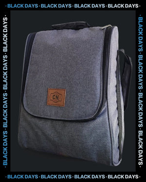 Bolso Matero Gris Claro Premium | Impermeable y Térmico | Tela Oxford Resistente