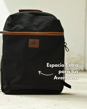 Mochila Matera Negra | Premium con Aislamiento Térmico y Divisor Interno
