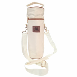Bolso Portatermo Beige – Tela Oxford con Correa Ajustable