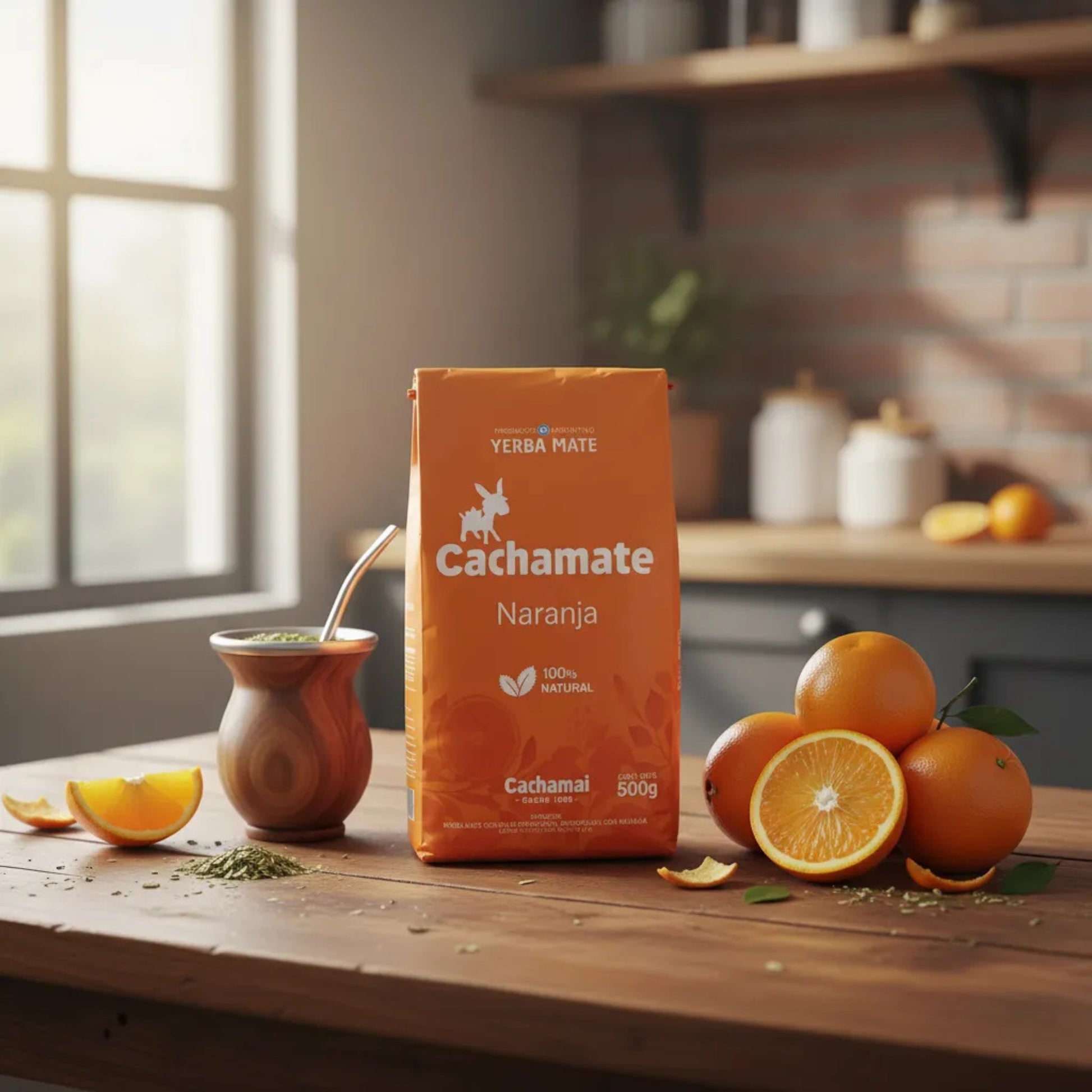 Yerba Mate Cachamate Naranja 500g - Cosas Nuestras
