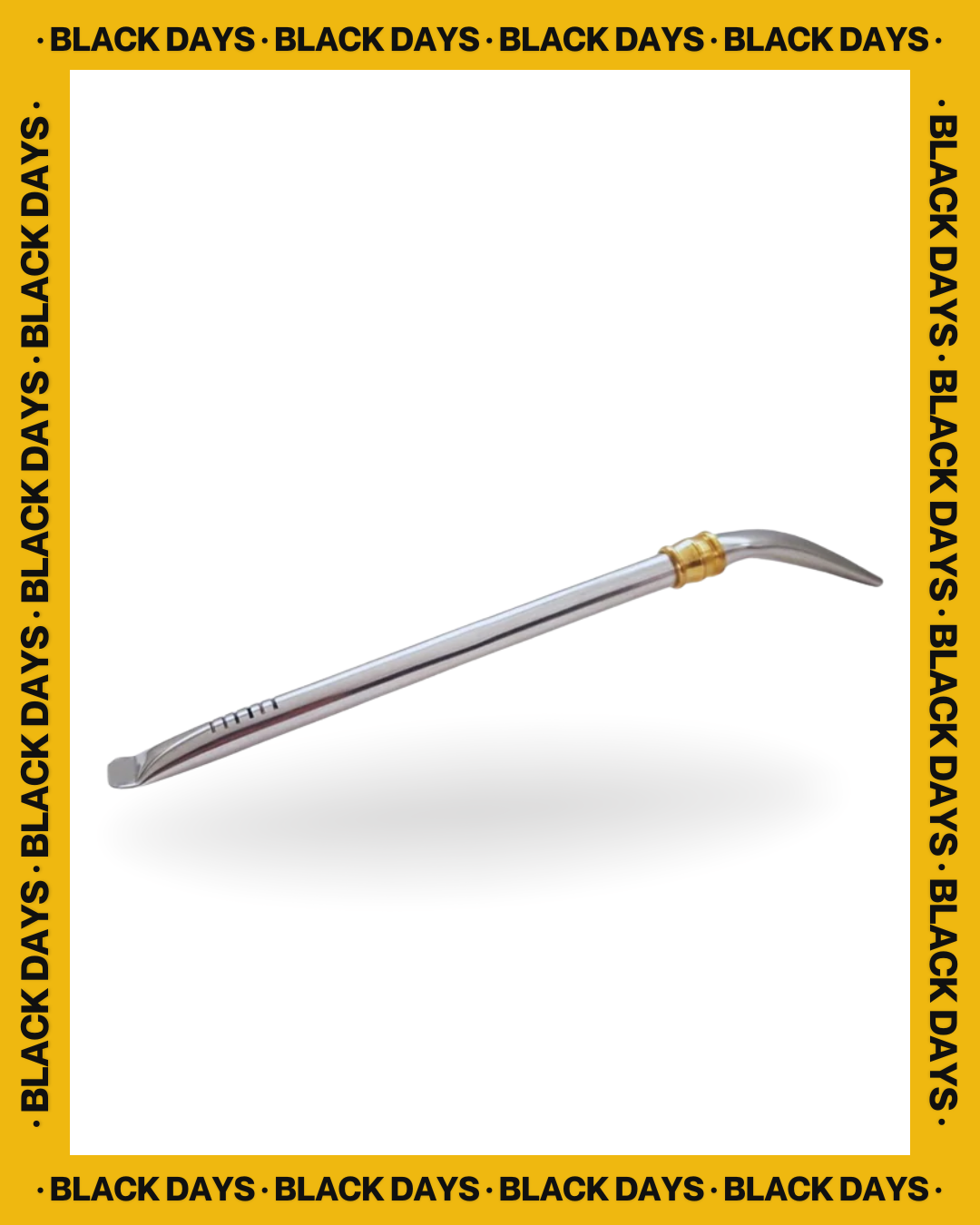 Bombilla de Acero Inoxidable 20 cm | Base Palita y Pico de Loro | Ideal para Yerbas Clásicas y Finas