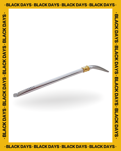 Bombilla de Acero Inoxidable 20 cm | Base Palita y Pico de Loro | Ideal para Yerbas Clásicas y Finas