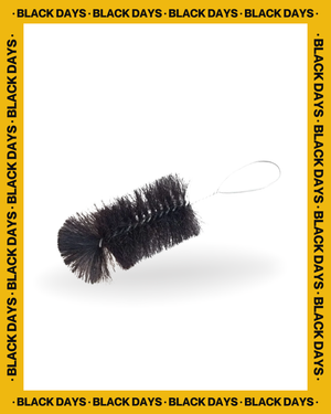 Cepillo Limpiador de Mate y Termos REUNATA | Cerdas Naturales y Cuerpo de Alambre Galvanizado