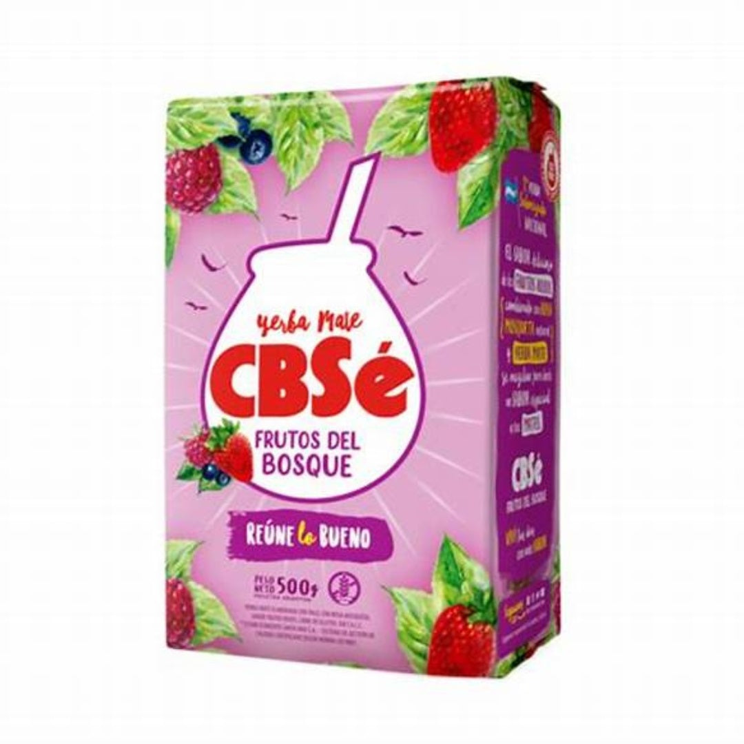 Yerba Mate CBSe Frutos del Bosque 500g | Sabor Dulce y Refrescante 🍓🌿