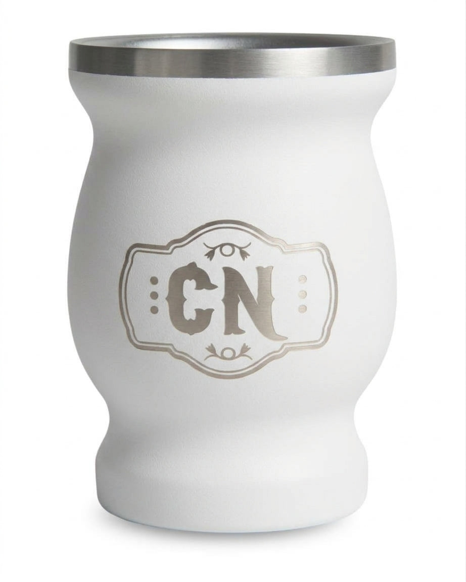 Mate acero inoxidable (Logo Grande) doble capa térmica