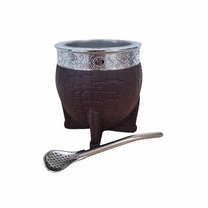 Mochila Matera | Premium Negra | 🎁 Mate Tipo Imperial + Bombilla de Regalo | Térmica, Acolchada y Súper Versátil