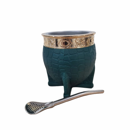 Mochila Matera | Premium Negra | 🎁 Mate Tipo Imperial + Bombilla de Regalo | Térmica, Acolchada y Súper Versátil