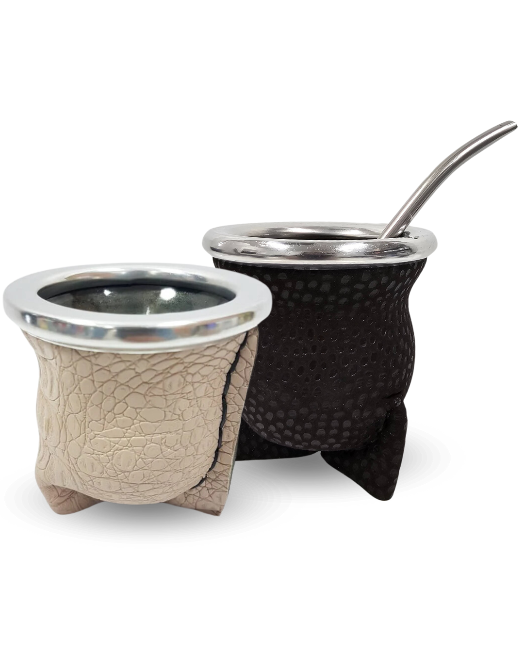 Pack x2 Mates de Vidrio Camionero Goma Eva | Protección Térmica + Virola de Aluminio