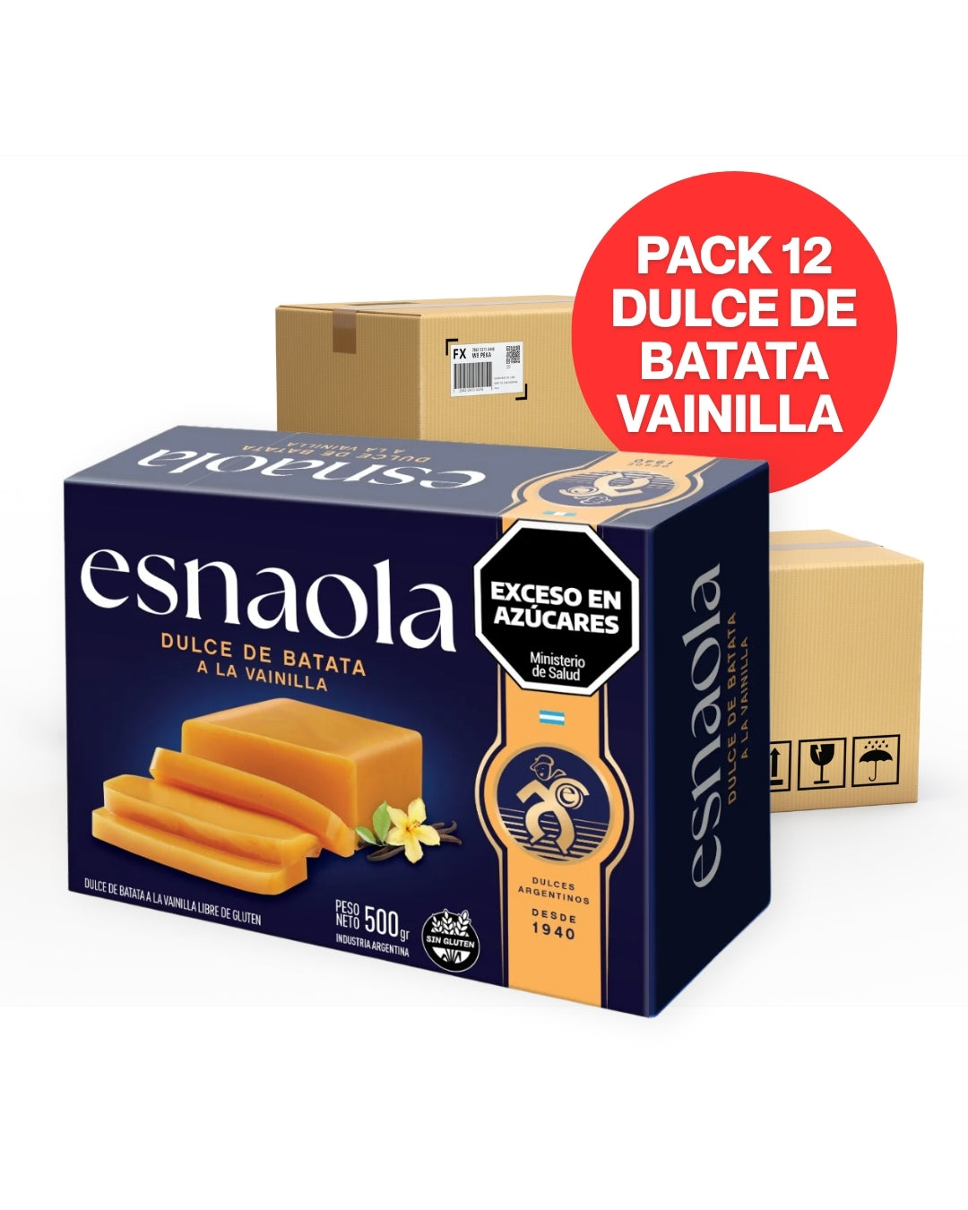 Dulce Batata vainilla x12