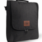 Bolso Matero Gris OSCURO Premium | Impermeable y Térmico | Tela Oxford Resistente