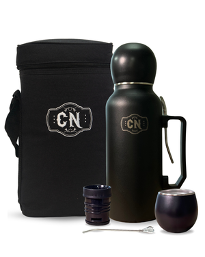 Kit de Iniciación Todo en Uno | Portatermo + Termo 1.3L con Mate Integrado y Bombilla