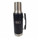 Set Matero Acero Inox. Con Mate Y Bombilla negro 1.2 L - Cosas Nuestras