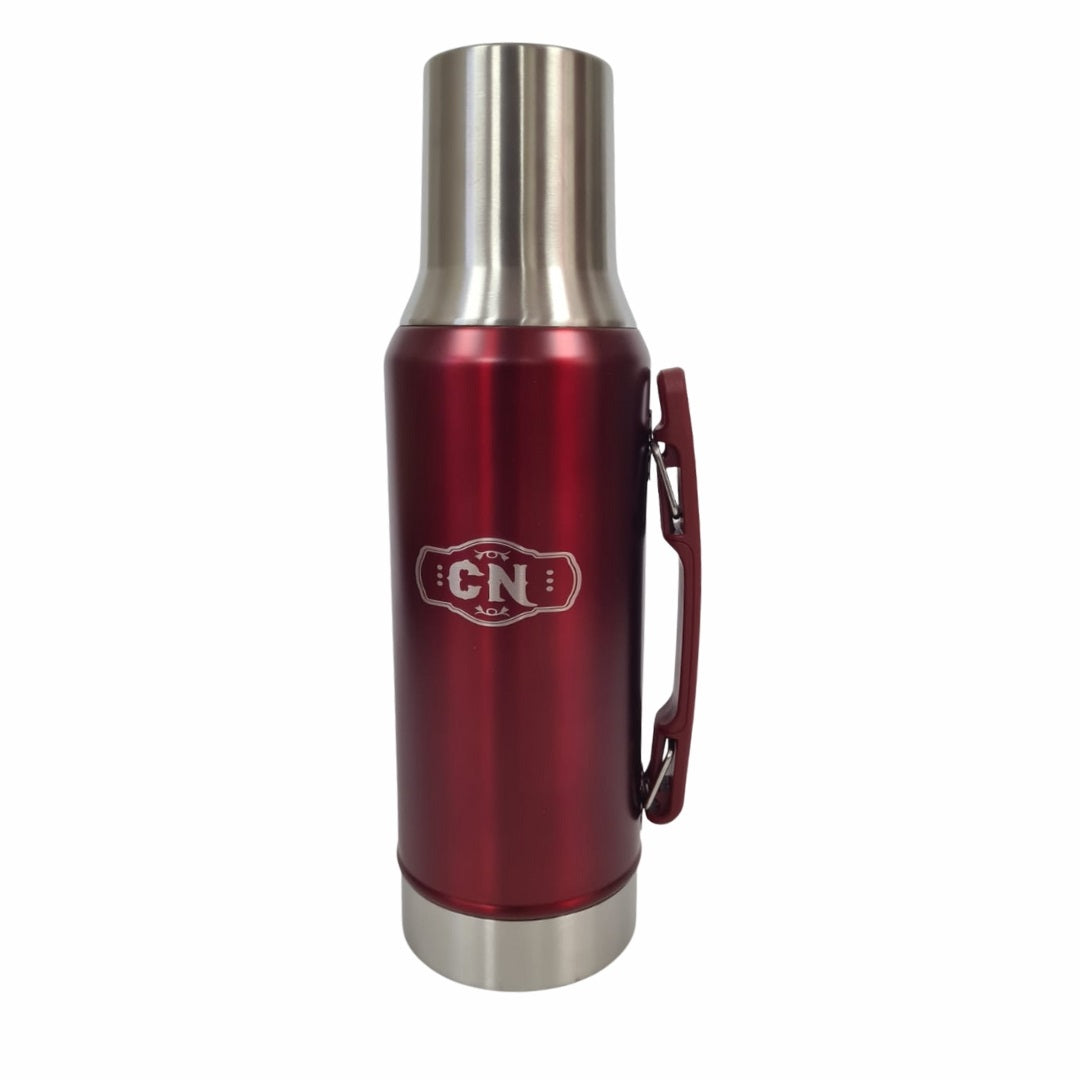 Termo Mate System Rojo 1.2 L – Acero inoxidable