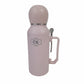Termo Mate Todo en Uno Rosa Pastel 1.3 L – Acero Inoxidable