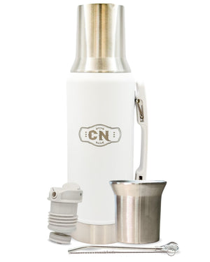 Termo Mate System Blanco 1.2 L – Acero inoxidable