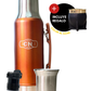 Termo 1.2L  Acero Inoxidable Naranja-Cobre | + Mate Imperial  y Cepillo | (¡¡Mate de Regalo!!)