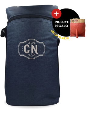 Portatermo Azul Doble Compartimiento – Tela Oxford Aislada