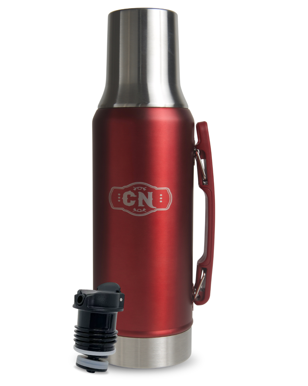 Termo Mate System Rojo 1.2 L – Acero inoxidable