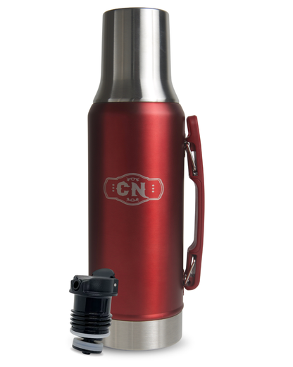Termo Mate System Rojo 1.2 L – Acero inoxidable