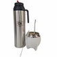 Set Matero Clásico | Termo 1L + Mate Acero + Bombilla y Cepillo