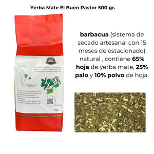 Yerba Mate El Buen Pastor 500g | Sabor Intenso