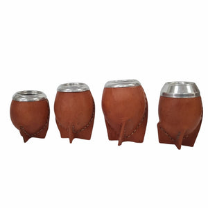 Mate Calabaza torpedo Forrado Cuero