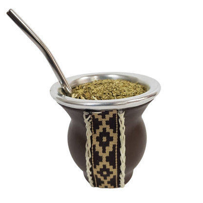 Mate Vidrio templado Eco Cuero