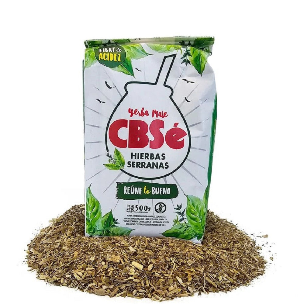 Yerba Mate Cbsé Hierbas Serranas 500grs