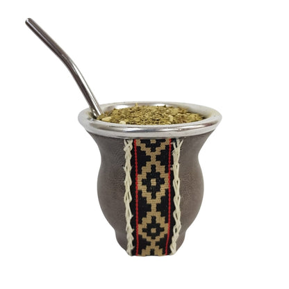 Mate Vidrio templado Eco Cuero