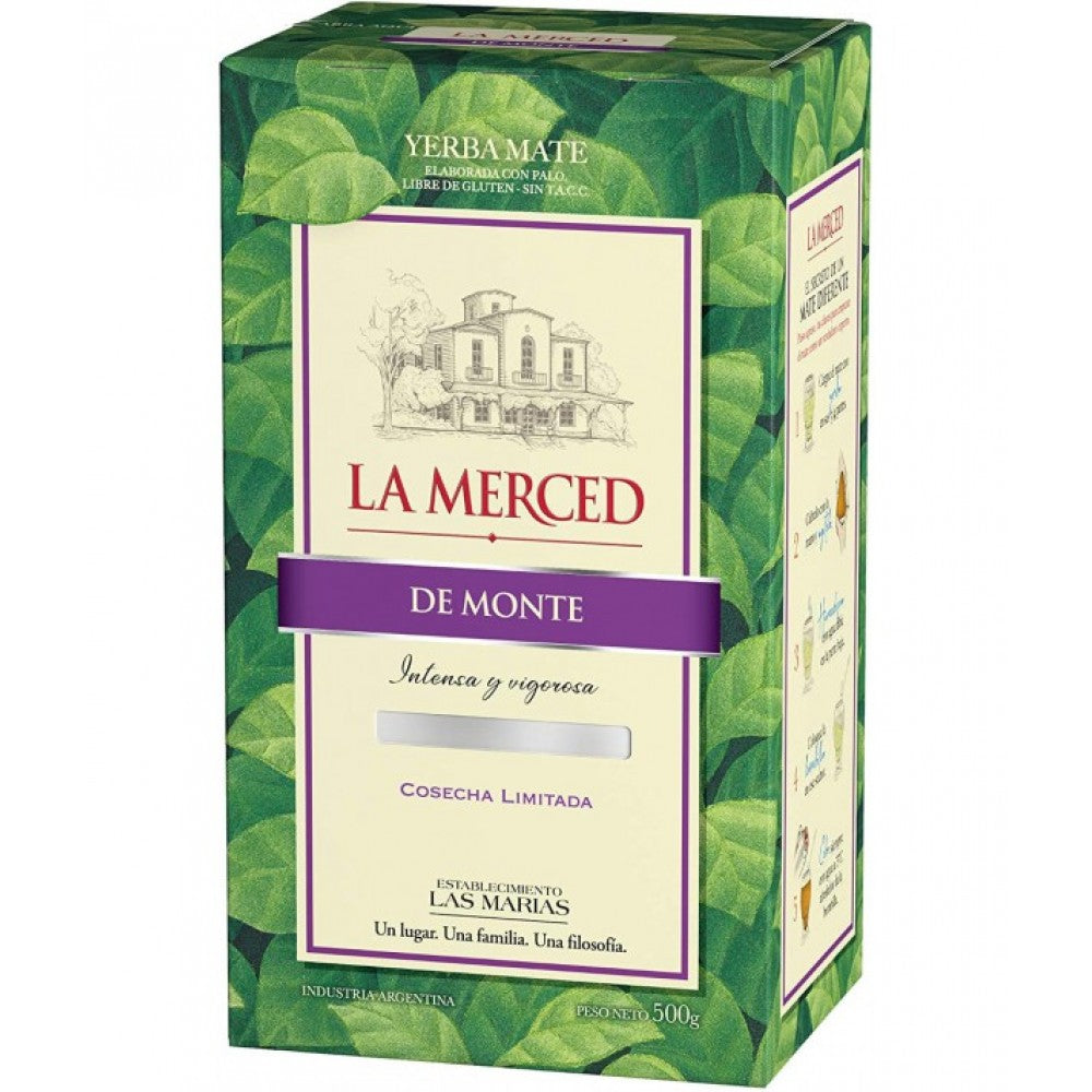 yerba mate la merced  monte 500gr