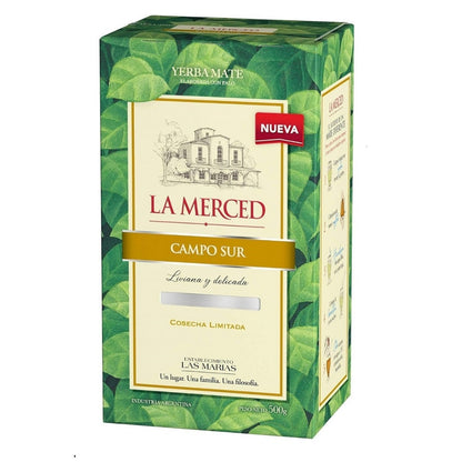 Yerba Mate La Merced Campo Sur 500g | Sabor Suave y Delicado