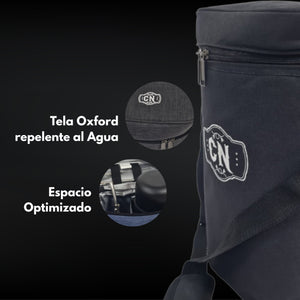 🧉 Kit Matero Negro | Bolso + Termo 1.2L + Mate de Acero + Bombillas